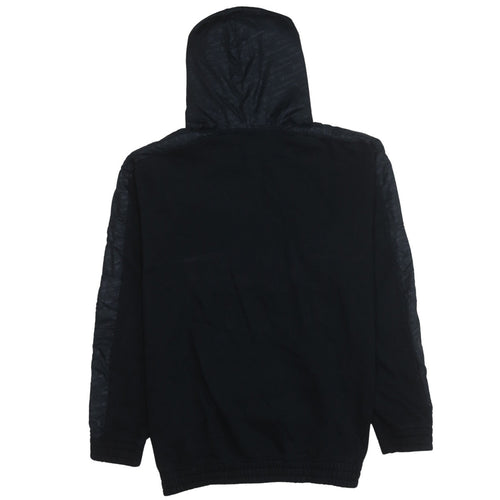 Champion Mens Black XL Pullover Hoodie Fleece Logo Sportswear