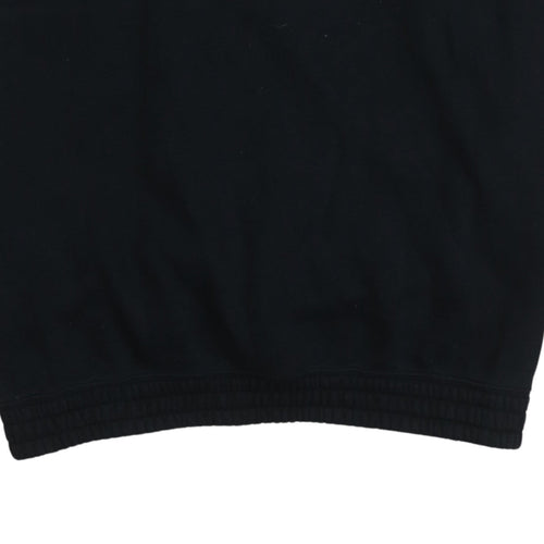 Champion Mens Black XL Pullover Hoodie Fleece Logo Sportswear
