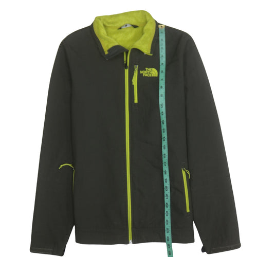 The North Face Men's Black Softshell Jacket Small Fleece Lined Zipped Pockets
