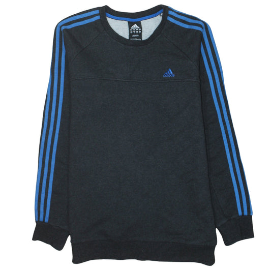 Adidas Men's Black L Crew Neck Pullover Sweatshirt
