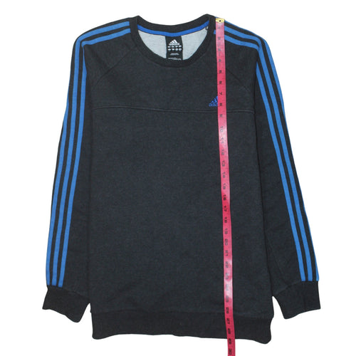 Adidas Men's Black L Crew Neck Pullover Sweatshirt