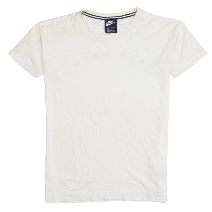 Nike Women's Ivory Air Logo Cotton Basic T-Shirt XS