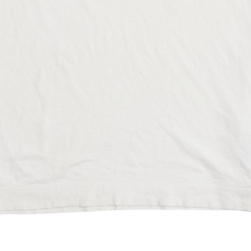 Nike Women's Ivory Air Logo Cotton Basic T-Shirt XS