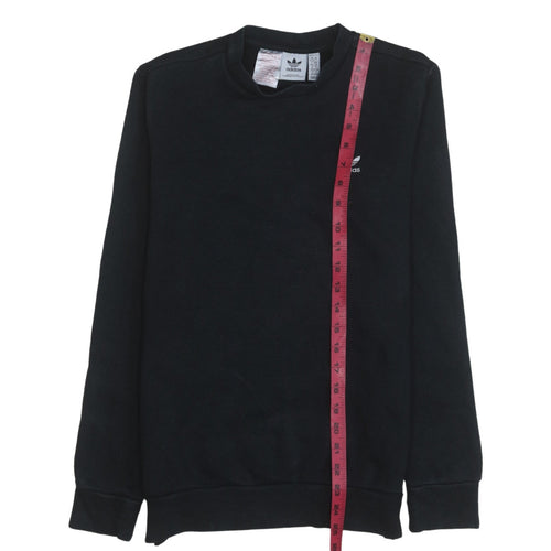 Adidas Boys Black Crew Neck Pullover Sweatshirt 13-14 Years