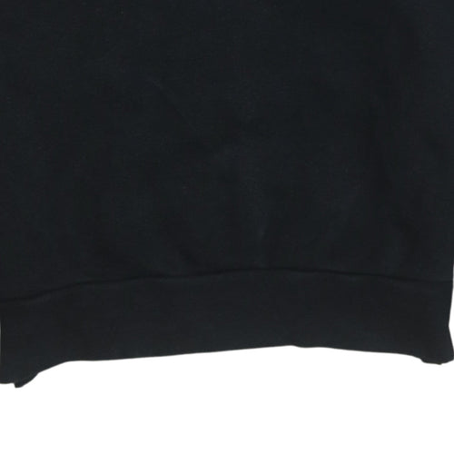 Adidas Boys Black Crew Neck Pullover Sweatshirt 13-14 Years