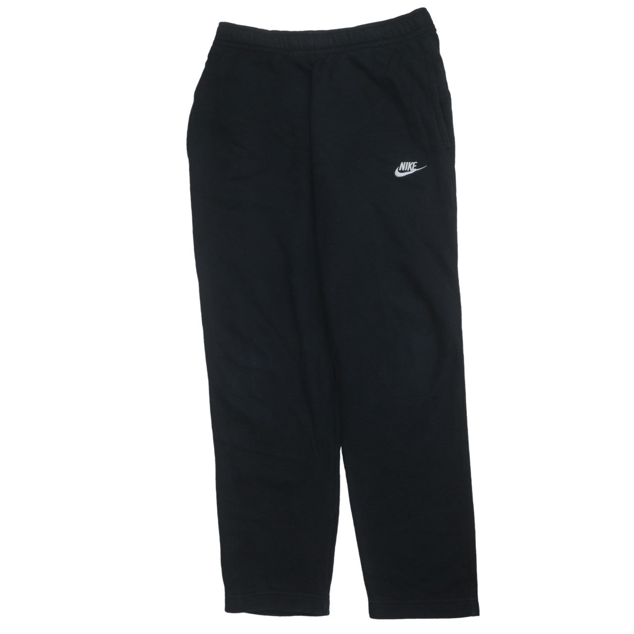 Nike Men Black Fleece Sweatpants S Regular Fit Casual Joggers