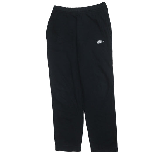Nike Men Black Fleece Sweatpants S Regular Fit Casual Joggers