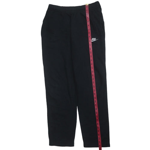 Nike Men Black Fleece Sweatpants S Regular Fit Casual Joggers