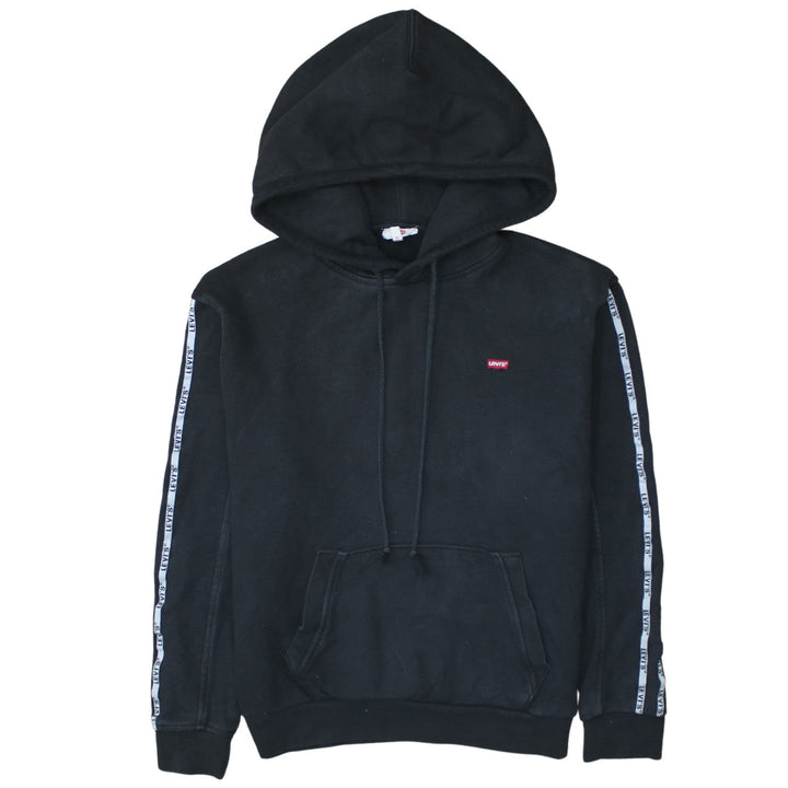Levi's Men's Black XS Pullover Hoodie with Logo Trim