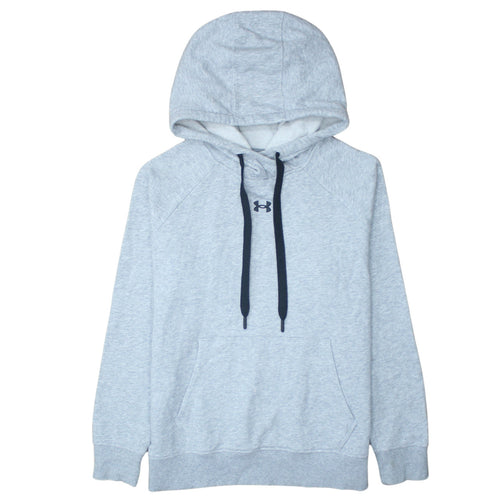 Under Armour Women's Grey Pullover Hoodie Size S Loose Fit