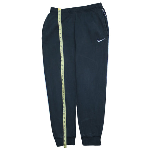 Nike Men's Black Fleece Joggers Sweatpants Size M Tapered Fit
