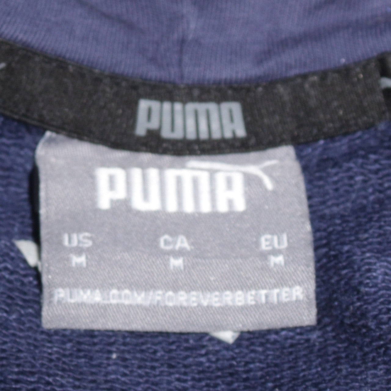 Puma Men’s Blue Manchester City Pullover Hoodie M Football Sweatshirt