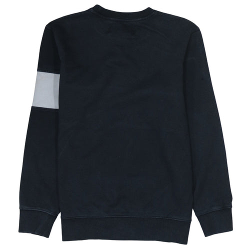 Calvin Klein Jeans Men's Black Logo Crew Neck Sweatshirt M