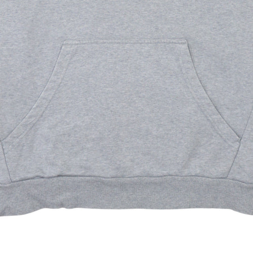 Adidas Men's Grey Pullover Hoodie Size S Essentials Fleece
