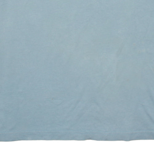 Adidas Men's Blue Cotton Crew Neck Sports T-Shirt Size S