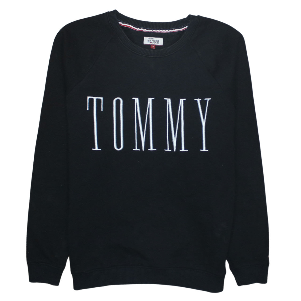 Tommy Hilfiger Women’s Black Small Pullover Sweatshirt