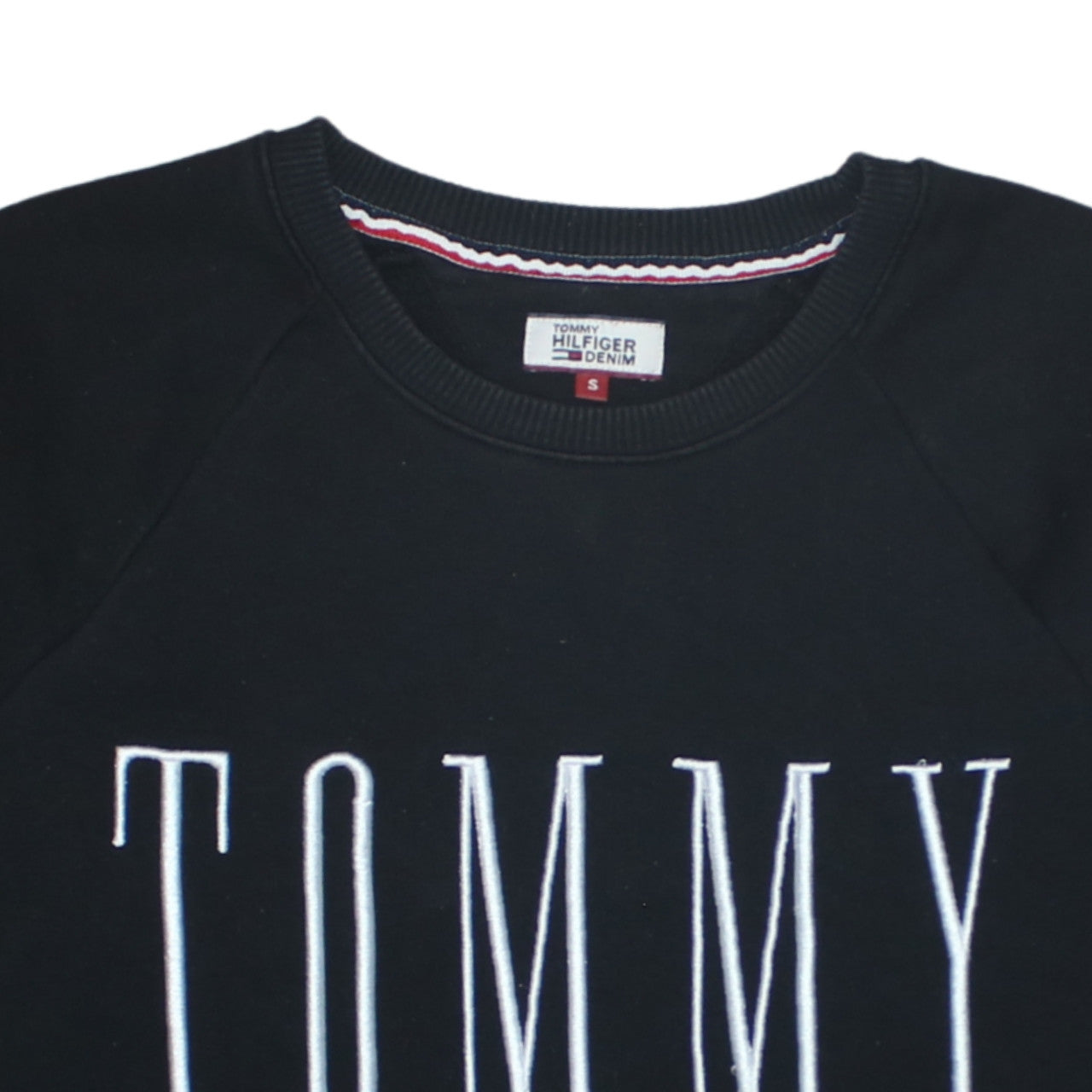 Tommy Hilfiger Women’s Black Small Pullover Sweatshirt