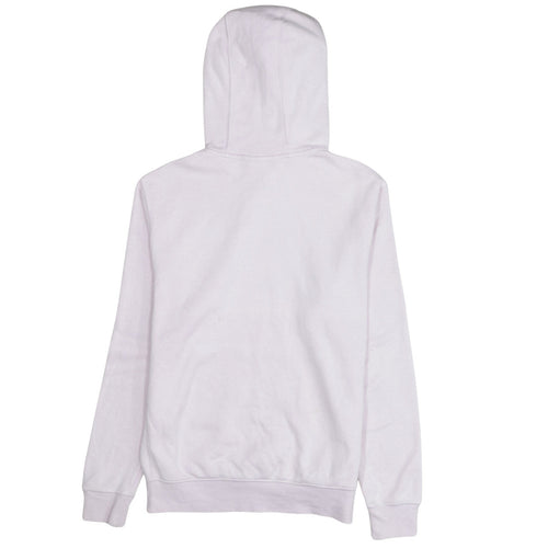 Nike Women’s Pink Pullover Hoodie Small Embroidered Logo Cotton Blend