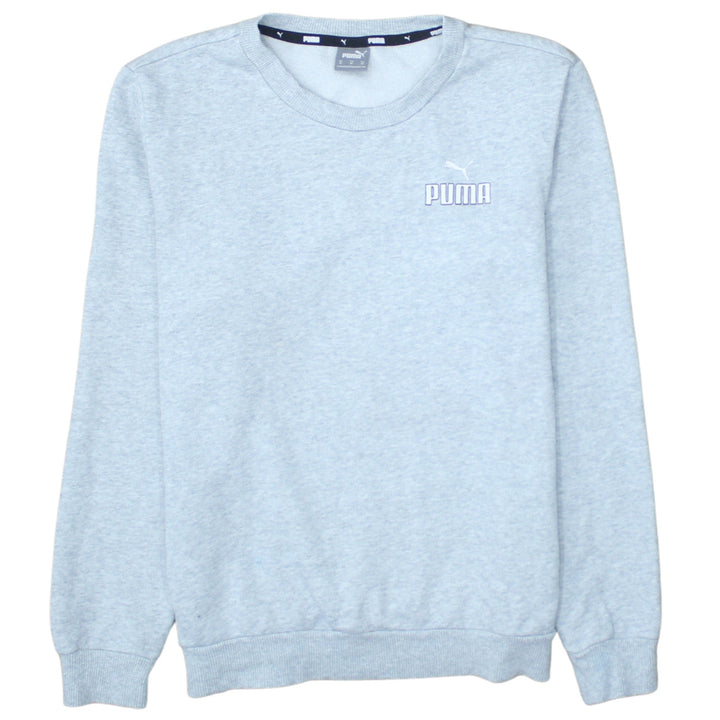 Puma Men's Grey Crew Neck Pullover Sweatshirt Size M