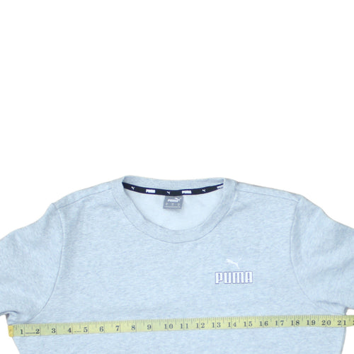 Puma Men's Grey Crew Neck Pullover Sweatshirt Size M