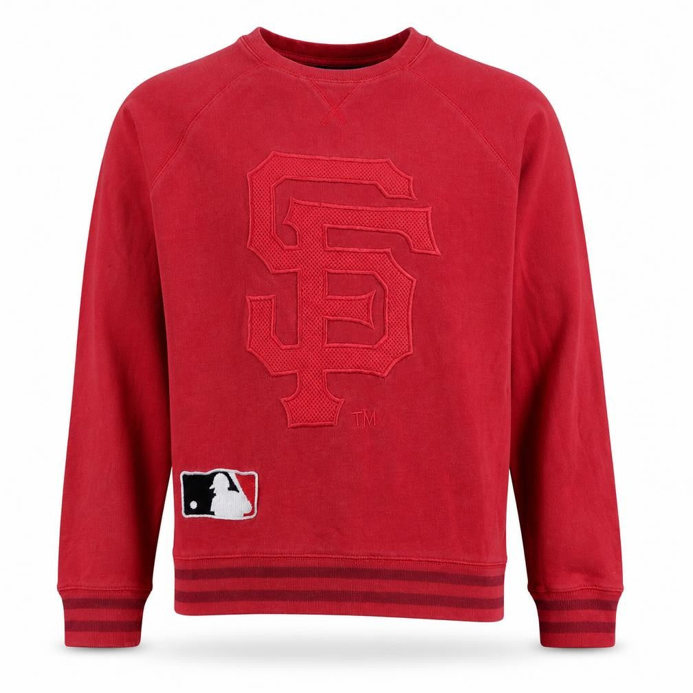 Majestic Men's Red Crew Neck Sweatshirt XS Sports Graphic Pullover