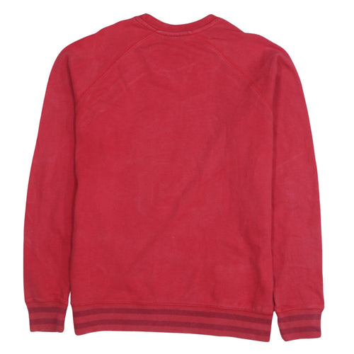 Majestic Men's Red Crew Neck Sweatshirt XS Sports Graphic Pullover