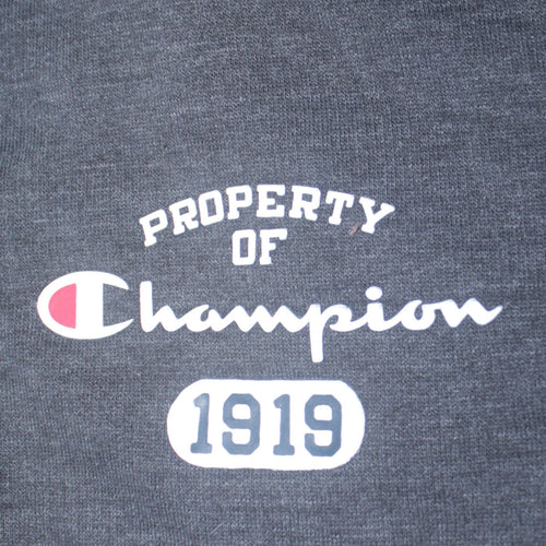 Champion Men's Grey Full Zip Sweatshirt XL Mock Neck Sports Style