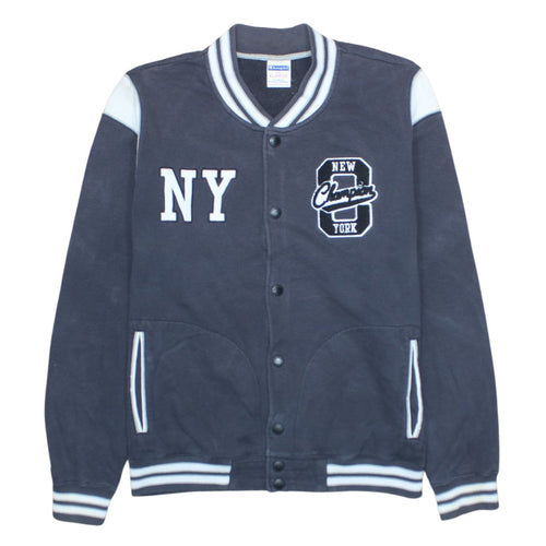 Champion Men's Blue XL Varsity Fleece Sweatshirt Jacket