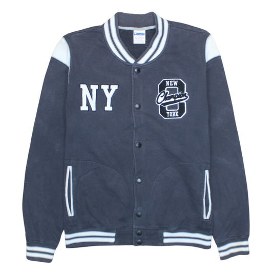 Champion Men's Blue XL Varsity Fleece Sweatshirt Jacket