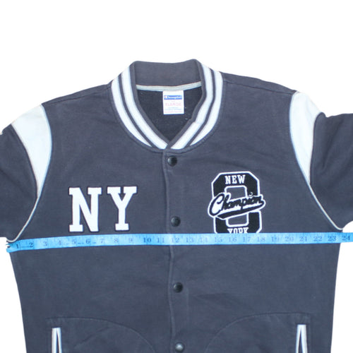 Champion Men's Blue XL Varsity Fleece Sweatshirt Jacket