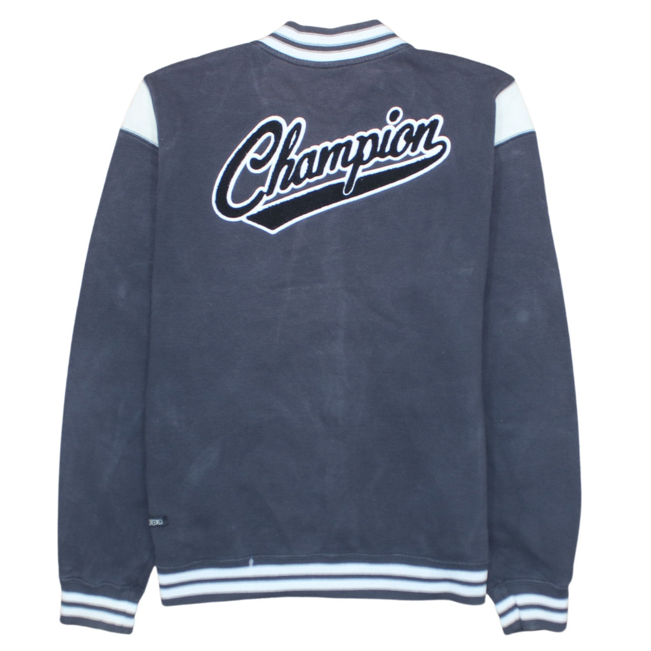 Champion Men's Blue XL Varsity Fleece Sweatshirt Jacket