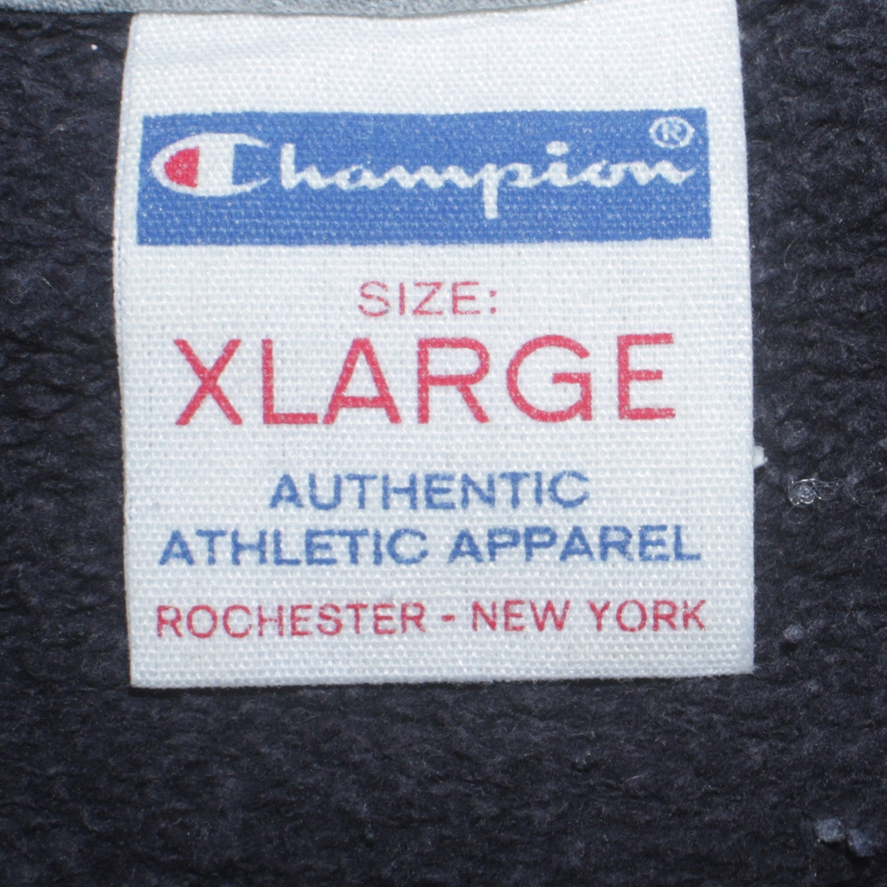 Champion Men's Blue XL Varsity Fleece Sweatshirt Jacket