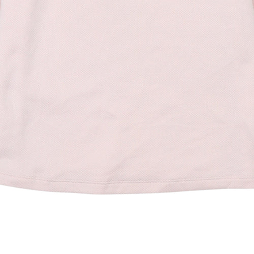 Adidas Women Pink Crew Neck Long Sleeve Pullover Sweatshirt UK 16
