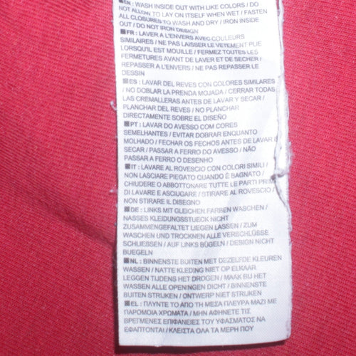 Nike Men's Red Full Zip Hoodie XL Sportswear Sweatshirt