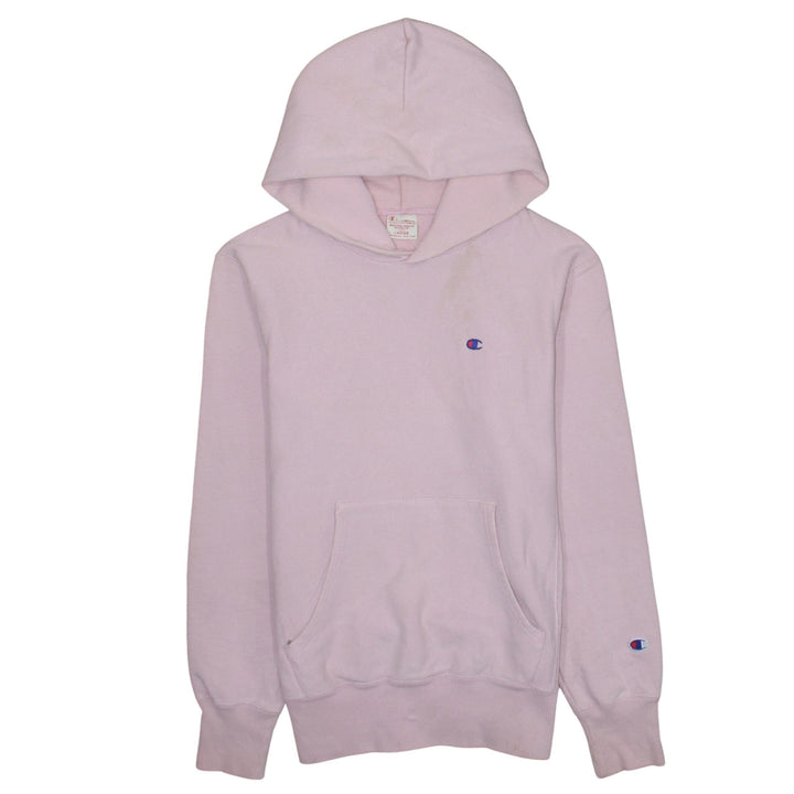 Champion Womens Pink Reverse Weave Pullover Hoodie Size L 100% Cotton