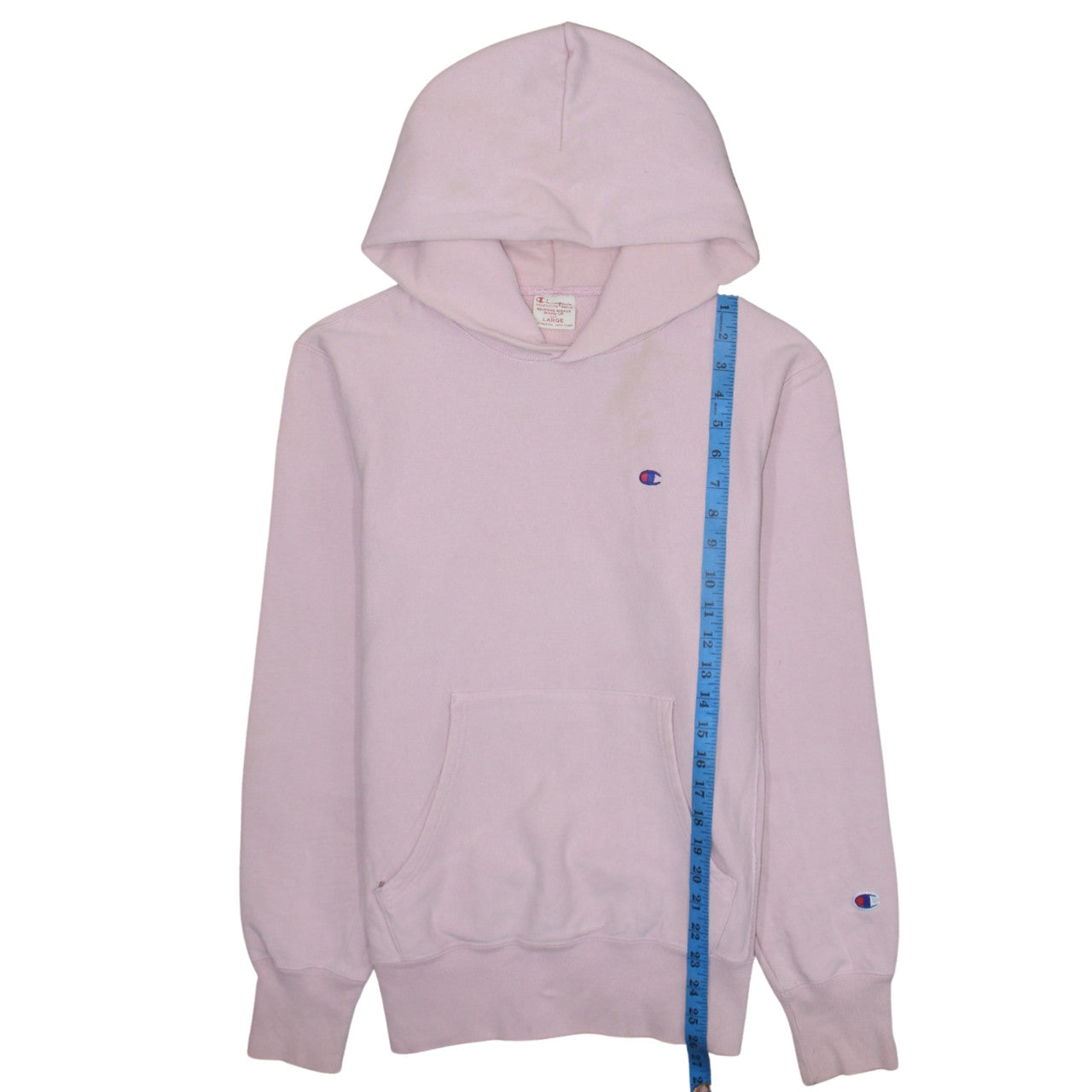 Champion Womens Pink Reverse Weave Pullover Hoodie Size L 100% Cotton