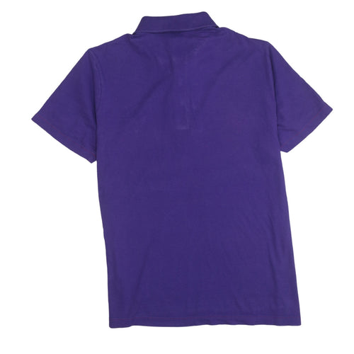 Puma Men's Purple Cotton Short Sleeve Polo Shirt Size L