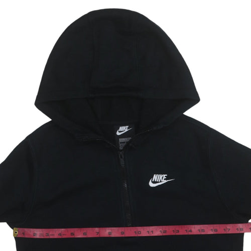 Nike Boys Black 1/2 Zip Hoodie Standard Fit Size L 147-158cm