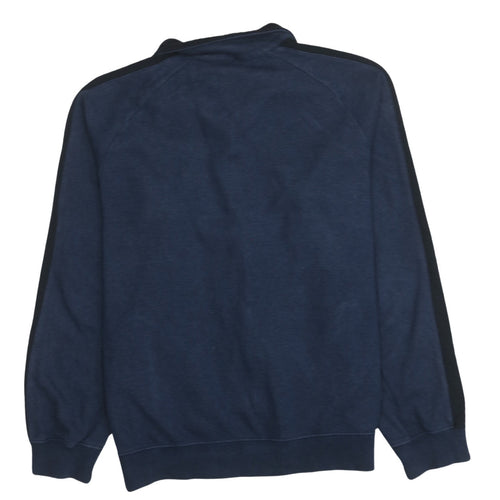 Champion Men's Navy Blue Full Zip Sweatshirt XL Cotton Blend