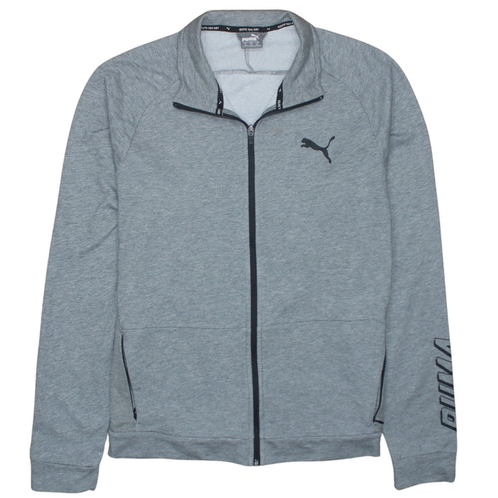 Puma Men's Grey Full Zip Sweatshirt XL Regular Fit