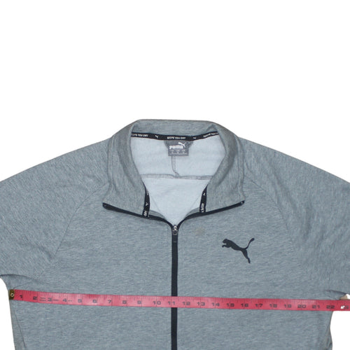 Puma Men's Grey Full Zip Sweatshirt XL Regular Fit