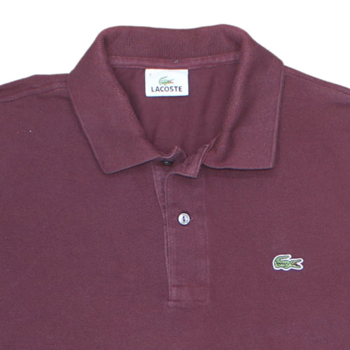 Lacoste Men's Brown Short Sleeve Cotton Polo Shirt Size M