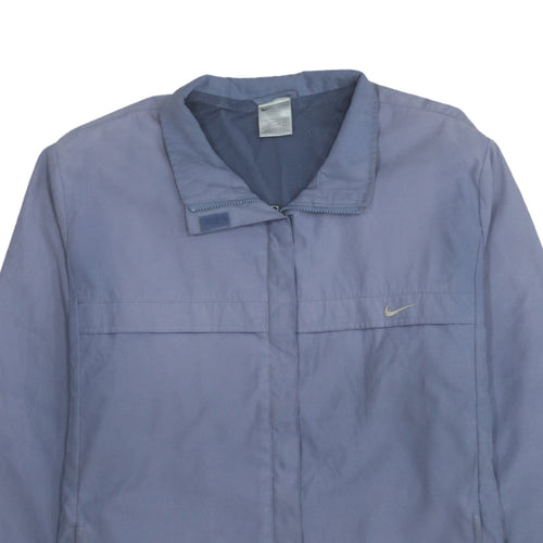 Nike Women's Blue L Full Zip Lined Sports Jacket
