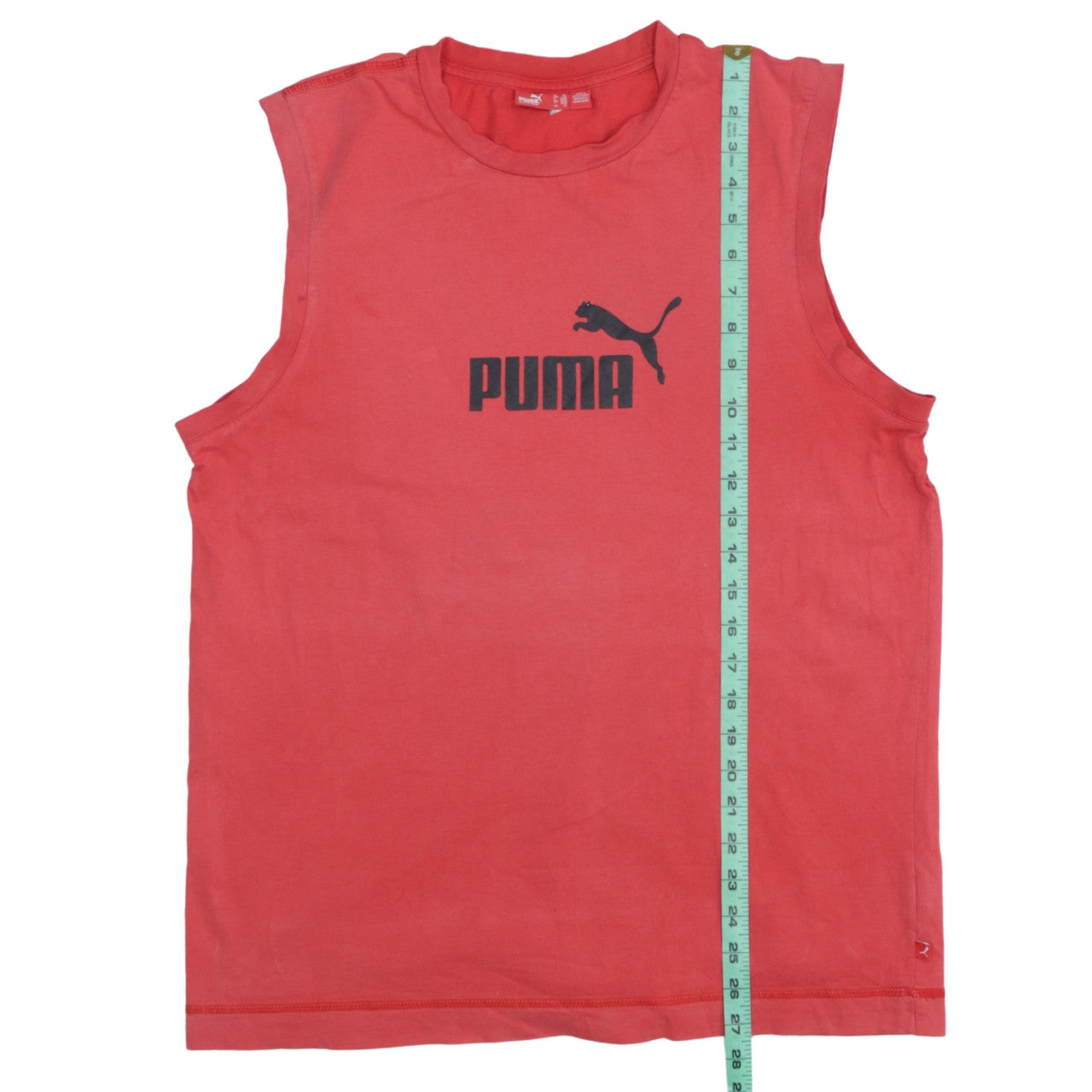 Puma Men's Red XL Sleeveless Tank Top Gym Activewear