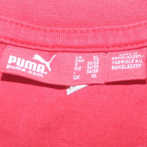 Puma Men's Red XL Sleeveless Tank Top Gym Activewear