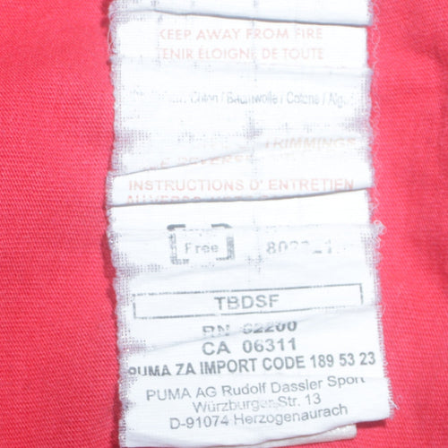 Puma Men's Red XL Sleeveless Tank Top Gym Activewear