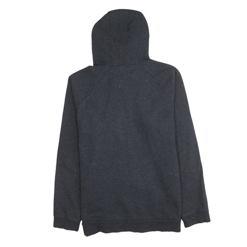 Under Armour Men's Grey Full Zip Hoodie Size L Fleece Hooded Sweatshirt