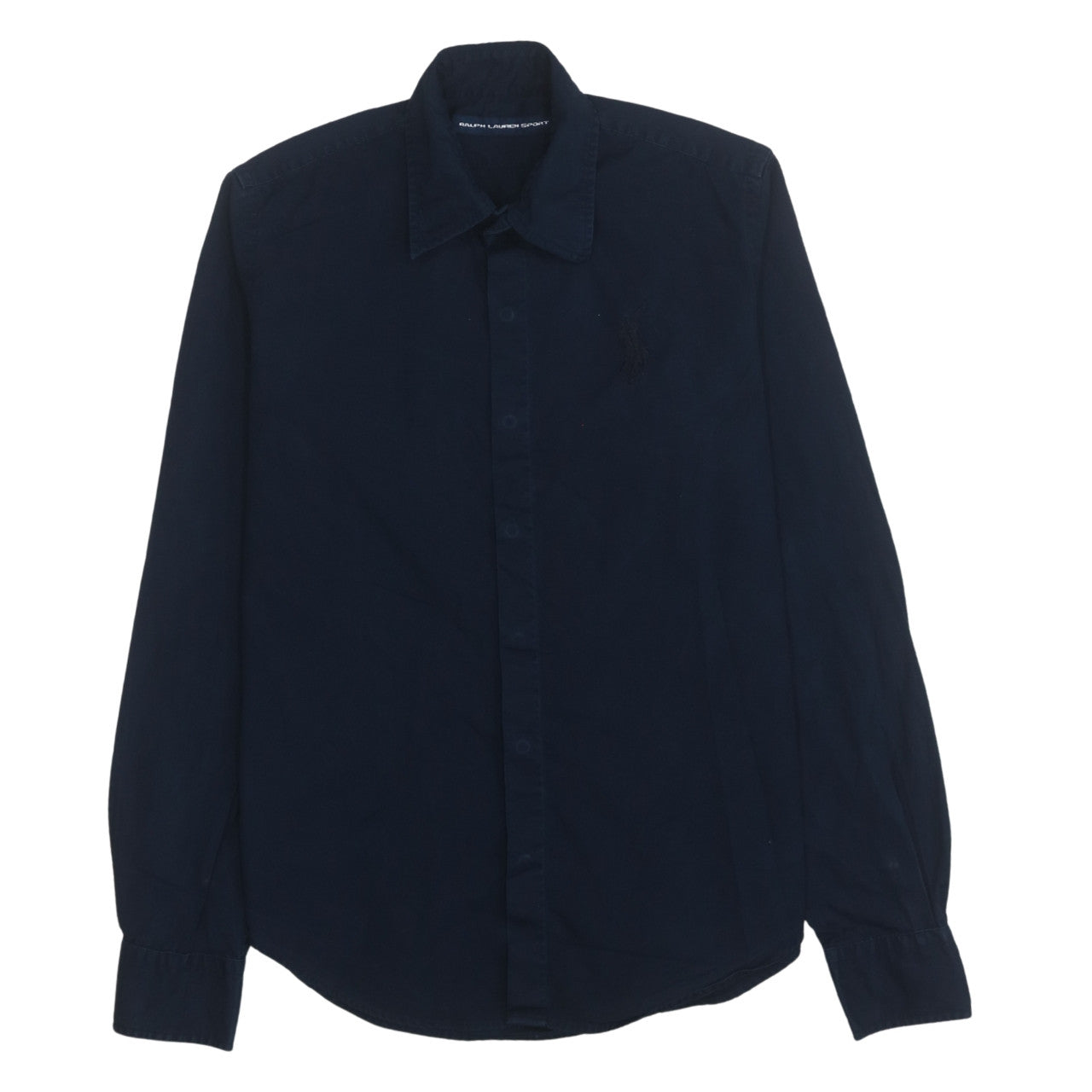 Tommy Jeans Men's Black Slim Fit Button-Up Cotton Shirt M