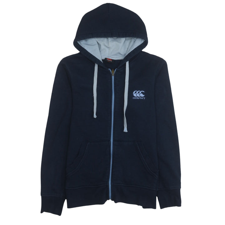 Canterbury Men's Blue Full Zip Hoodie Size S Regular Fit