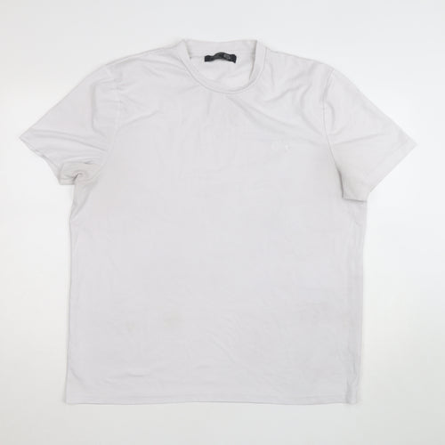 Paul Costelloe Living Men's White Crew Neck XX-Large T-Shirt